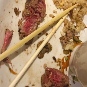 Benihana - Filet was raw on the inside - Teppanyaki Near Me - Arcadia, California