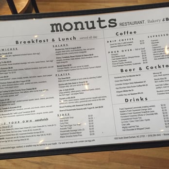 Monuts - Monuts menu - Donuts Near Me - Durham, North Carolina Monuts - Monuts menu - Donuts Near Me - Durham, North Carolina