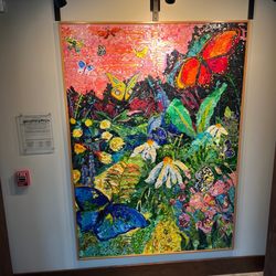 Girl Scouts of Central Indiana - Metamorphosis mural in lobby