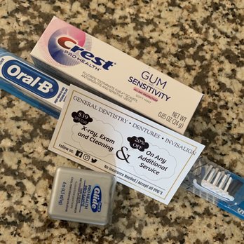 Regal Dentistry - Thank you goodie bag given to us by the dental office - Cosmetic Dentists Near Me - Las Vegas, Nevada