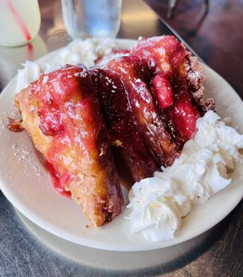 Photo of Jamie's Cafe - Elk Grove, CA, US. Deep-Fried Strawberry French Toast Special