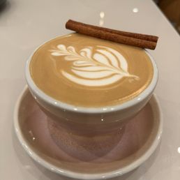 Fig and cinnamon latte Fig and cinnamon latte