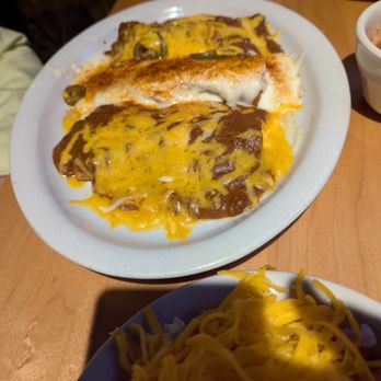 Bandidos Mexican Restaurant - 3 enchiladas beef,cheese and chicken...all Delisioso - Mexican Near Me - Cumberland, Rhode Island