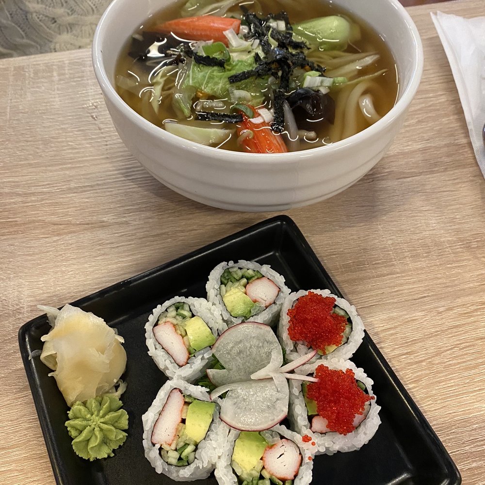 Araya Sushi - Udon & California Roll Combo - Sushi Bars Near Me - Markham, Ontario Araya Sushi - Udon & California Roll Combo - Sushi Bars Near Me - Markham, Ontario