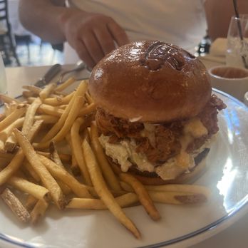 Bouchon - Fried Chicken sandwich - French Near Me - Las Vegas, Nevada