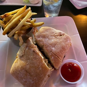 Legends Bar & Grill - Steak sandwich with French fries - American Near Me - Kings Park, New York