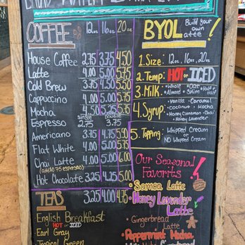 Bread & Water Company - Drink menu - Bakeries Near Me - Alexandria, Virginia