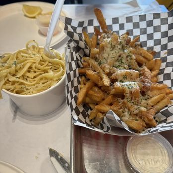 The Crawfish Hut - Garlic noodles and parmesan fried - Cocktail Bars Near Me - Stanton, California The Crawfish Hut - Garlic noodles and parmesan fried - Cocktail Bars Near Me - Stanton, California