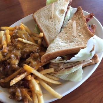 Henri's Cafe - Club sandwich with chili cheese fries! - American Near Me - Oxnard, California