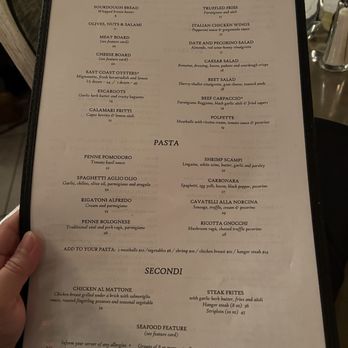 Riva - Menu March 2024 - Italian Near Me - Gananoque, Ontario