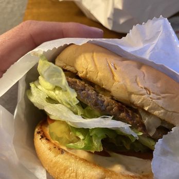 Wedge Burger - Single Hamburger with the works, except kutchup. - Burgers Near Me - Costa Mesa, California Wedge Burger - Single Hamburger with the works, except kutchup. - Burgers Near Me - Costa Mesa, California