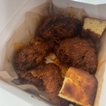 Doro Soul Food - Four piece chicken and cornbread - Ethiopian Near Me - Washington, DC, District of Columbia