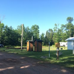 South Shore Campground - Outhouses near front entrance.
