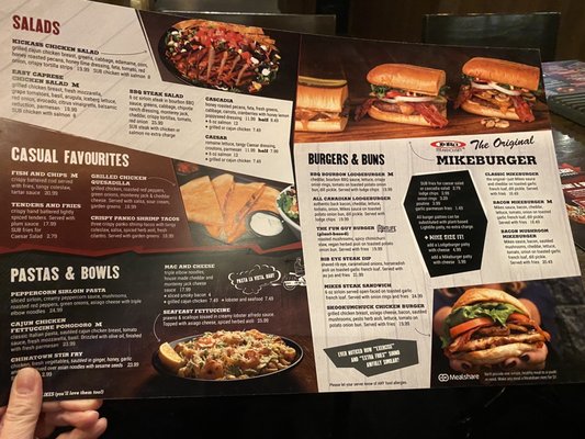 Menu photo 2 MR MIKES Coquitlam, BC Menu photo 2 MR MIKES Coquitlam, BC