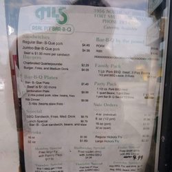 Al's Bar-B-Q - Daily Specials at Bottom