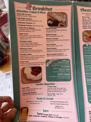Menu photo 4 Pig 'N Pancake Seaside, OR
