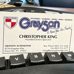 A terrible salesman's business card A terrible salesman's business card
