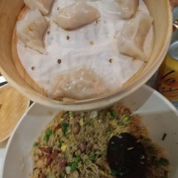 Cozymeal - Har Gow and fried rice. Chef Mike showed us how to make the wrappers from scratch. - Cooking Classes Near Me - San Francisco, California