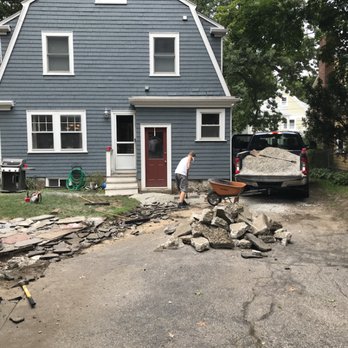 AllState Paving and Masonry - Before - Masonry/Concrete Near Me - Randolph, Massachusetts