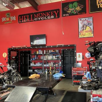 Hell Monkey Cycles - Inside - Motorcycle Repair Near Me - Clearfield, Utah Hell Monkey Cycles - Inside - Motorcycle Repair Near Me - Clearfield, Utah