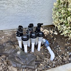 Garcia Irrigation - Full irrigation manifold installation with clean routing and layout for long-term performance.
