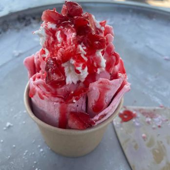 V&J’s Rolled Ice Cream - ows a cup of ice cream - Ice Cream & Frozen Yogurt Near Me V&J’s Rolled Ice Cream - ows a cup of ice cream - Ice Cream & Frozen Yogurt Near Me