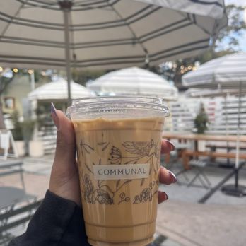 Communal - Decaf espresso shots with oatmilk and smoke show - Coffee & Tea Near Me - San Diego, California