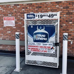 They sell Blue Rhino propane here