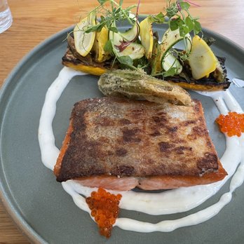 The Osprey - Hudson Valley Steelhead Trout - overcooked and overall disappointing - Australian Near Me - Brooklyn, New York