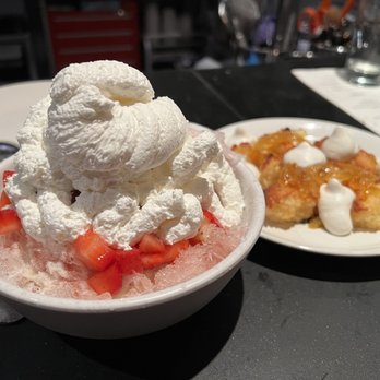Trust - Strawberry shaved ice and mochi. Cake My descriptions don't do any of the dishes justice - Tapas/Small Plates Near Me - Santa Ana, California Trust - Strawberry shaved ice and mochi. Cake My descriptions don't do any of the dishes justice - Tapas/Small Plates Near Me - Santa Ana, California
