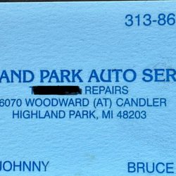 Highland Park Auto Service