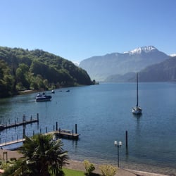 Seehotel Seeschau - View from our balcony.  Could not ask for anything more beautiful.