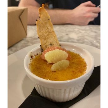 The Lonely Pine Steakhouse - Citrus Creme Brûlée - American Near Me - Cincinnati, Ohio