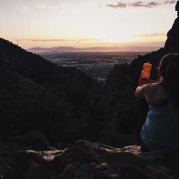 At the too of the trail