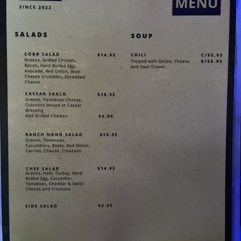 Ranch Hand Bar and Grill - Lunch/Dinner menu - Bars Near Me - Christmas Valley, Oregon Ranch Hand Bar and Grill - Lunch/Dinner menu - Bars Near Me - Christmas Valley, Oregon