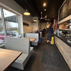 Woody's Burger Bar and Grill - Seating