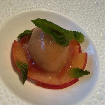 Auro - This was the dairy free sorbet dessert - New American Near Me - Calistoga, California