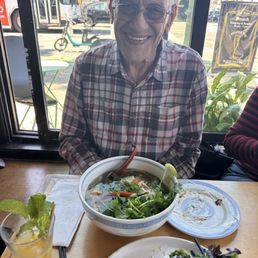 Wonton Egg Noodle Soup $19.50 Chicken pho broth, chicken&shrimp wontons, veggies, scallion, cilantro, fried shallots, crispy garlic. Wonton Egg Noodle Soup $19.50 Chicken pho broth, chicken&shrimp wontons, veggies, scallion, cilantro, fried shallots, crispy garlic.