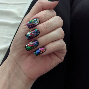 Nails Galore - Foil gel by Amy - Nail Salons Near Me - Cypress, California Nails Galore - Foil gel by Amy - Nail Salons Near Me - Cypress, California