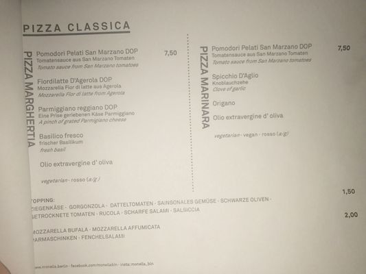 Menu photo 2 Monella Berlin, BE Menu photo 2 Monella Berlin, BE
