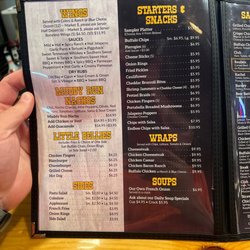 Muddy Run Tavern - Menu page 1