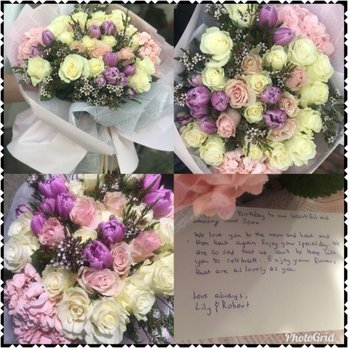 Tihana's Flowers - The most beautiful bouquet for my Aunt's 91st birthday - Florists Near Me - Studio City, California Tihana's Flowers - The most beautiful bouquet for my Aunt's 91st birthday - Florists Near Me - Studio City, California