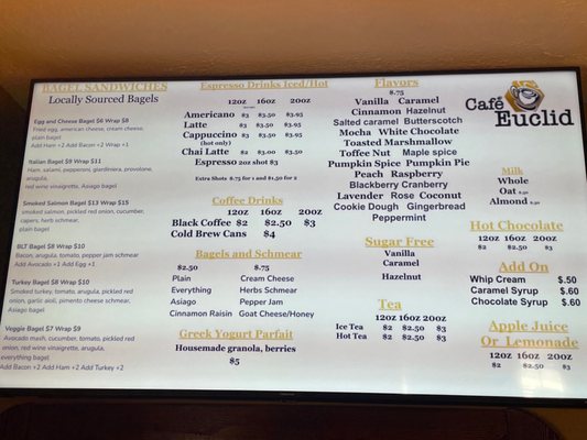 Menu photo 2 Cafe Euclid Greenwood, IN Menu photo 2 Cafe Euclid Greenwood, IN