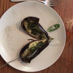 La Canette - Aubergines confite et pesto. Rafraîchissant.