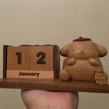 Sanrio Pasadena - PPP Wooden Calendar - Toy Stores Near Me - Pasadena, California