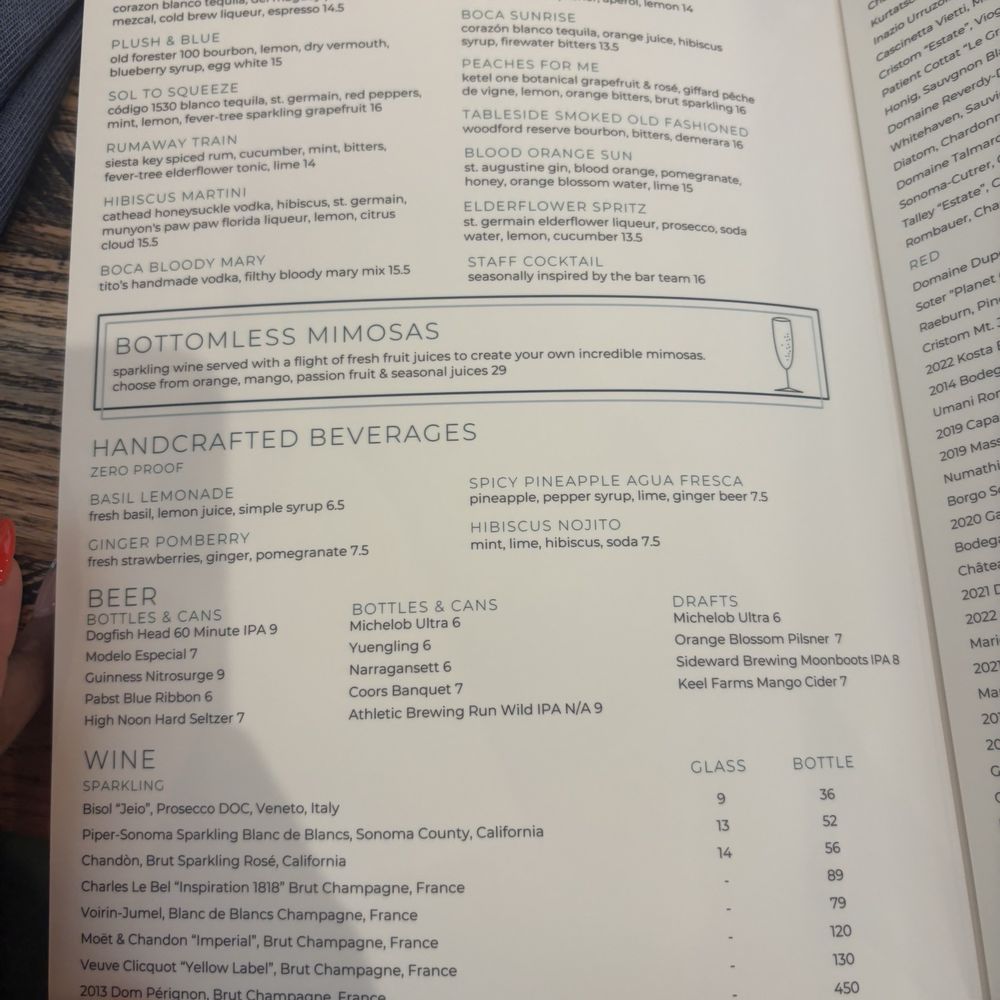 Boca - Menu - New American Near Me - Lake Mary, Florida Boca - Menu - New American Near Me - Lake Mary, Florida