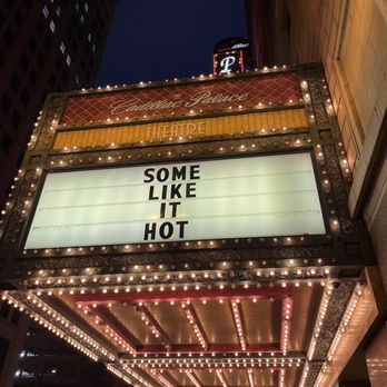Cadillac Palace Theatre - Outdoor sign - Performing Arts Near Me - Chicago, Illinois