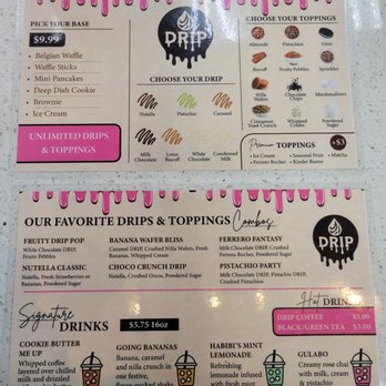Drip Dessert House - MENU - Desserts Near Me - Newark, California Drip Dessert House - MENU - Desserts Near Me - Newark, California