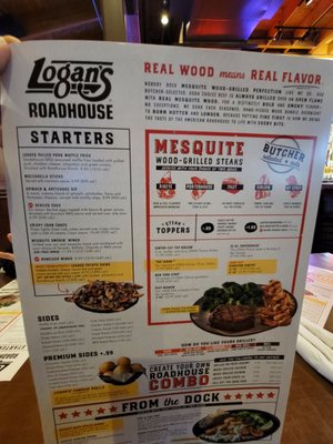 Menu photo 1 Logan's Roadhouse Waxahachie, TX