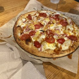 Personal custom ordered pizza